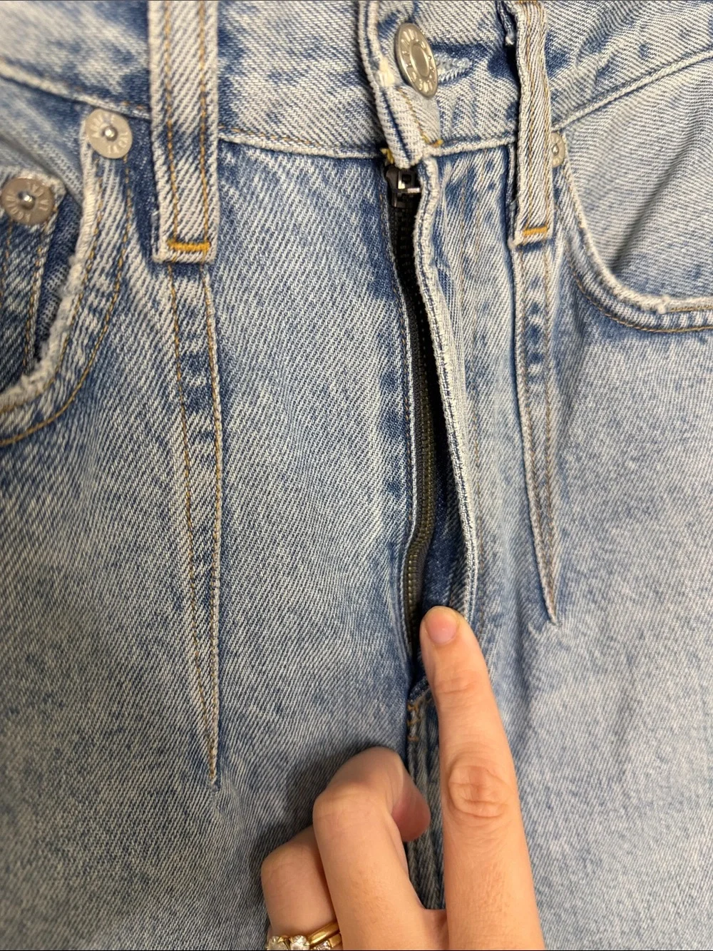 Agolde Balloon Jean Light Wash Barrel Denim Relaxed Fit size 23